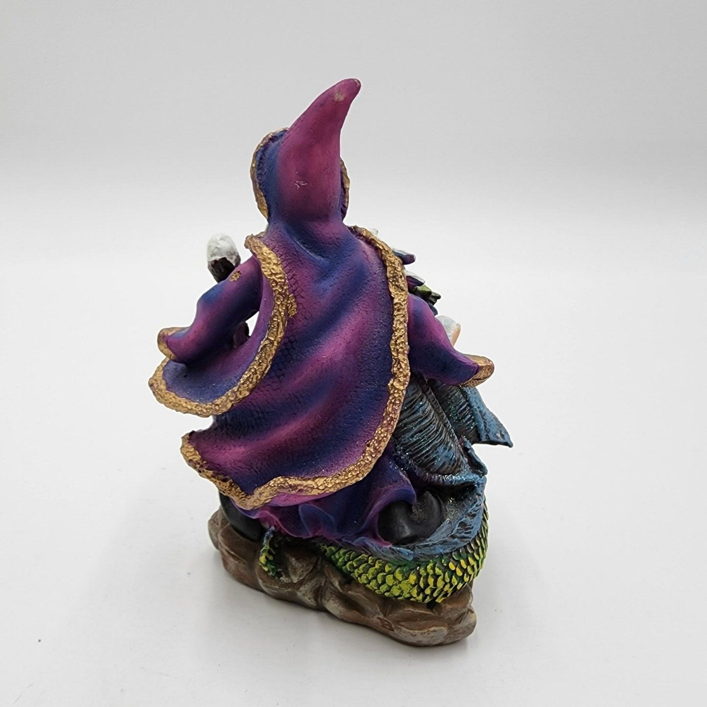 Resin Wizard With Dragon Fantasy Figure