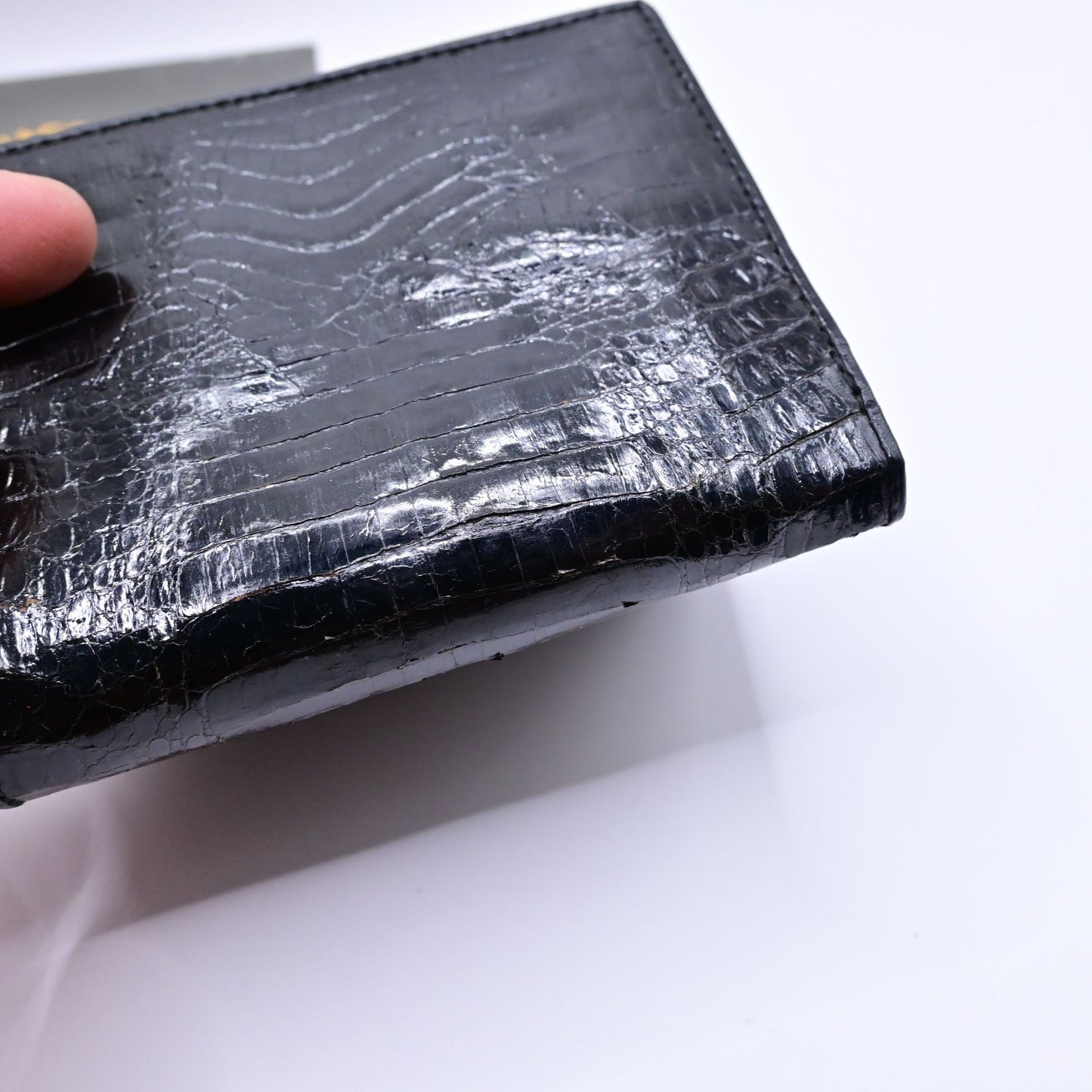Jacob De Julia Black Genuine Leather Wallet With Box
