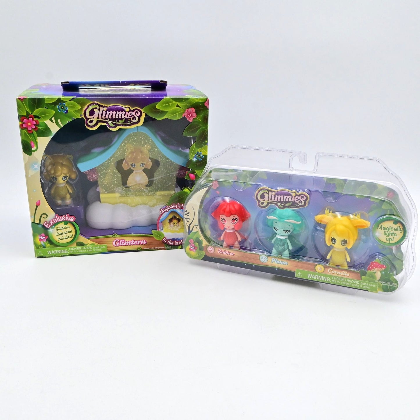 Glimmies Lantern House Playset & 3-Pack Light-Up Fairy Figures