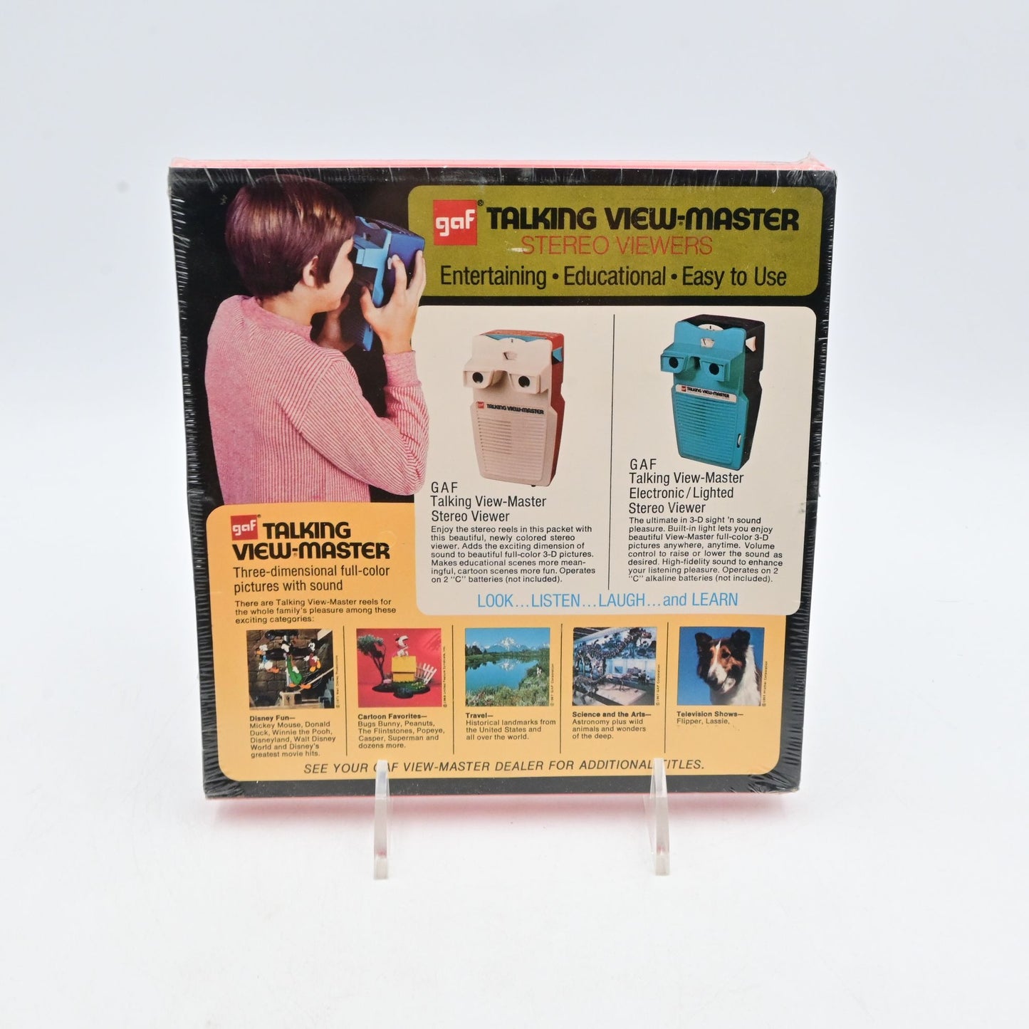 Vintage GAF Talking View-Master Reels Bambi 21 Pictures Sealed
