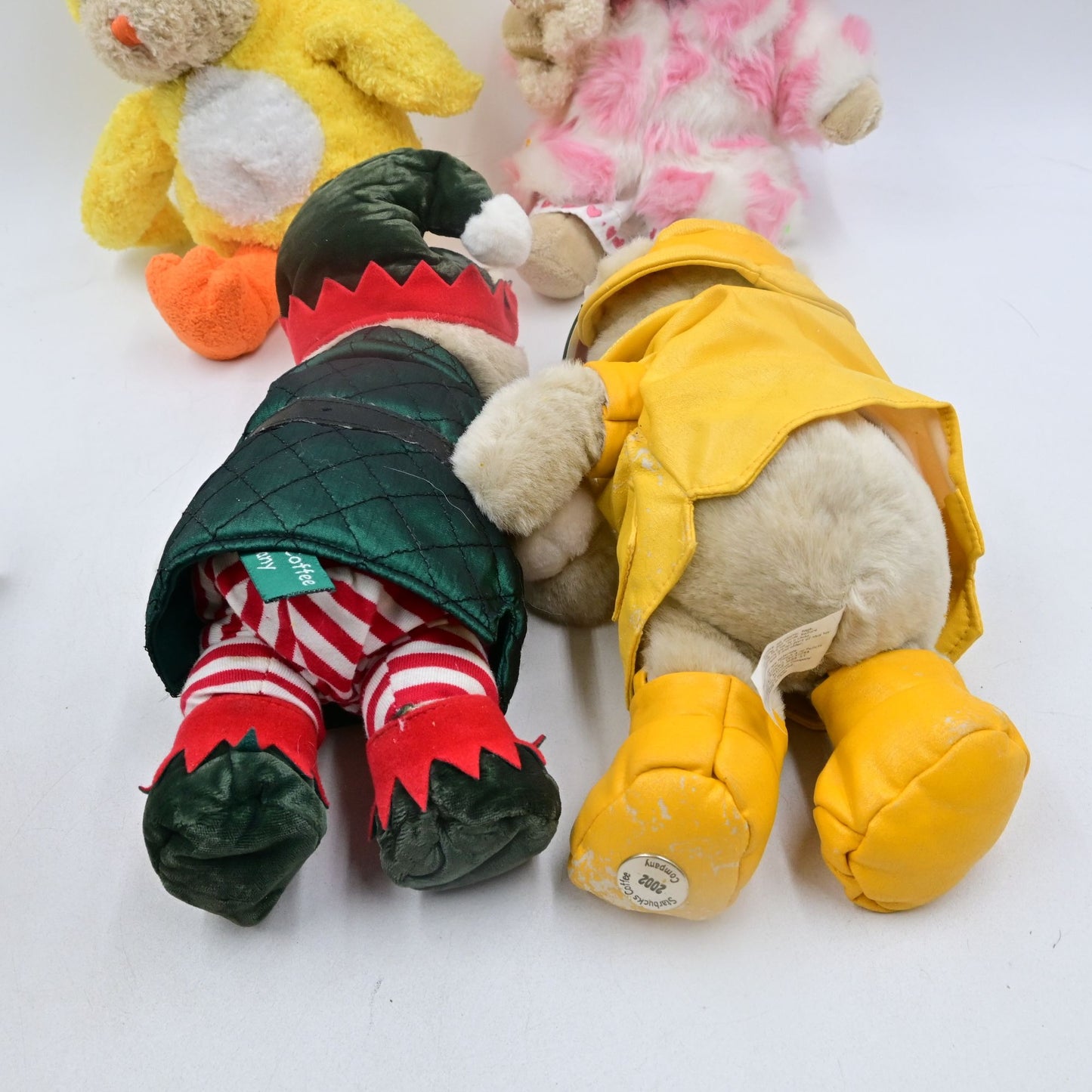 Starbucks Bearista Bear Holiday Elf, 19th, 25th, 46th Bundle Of 4