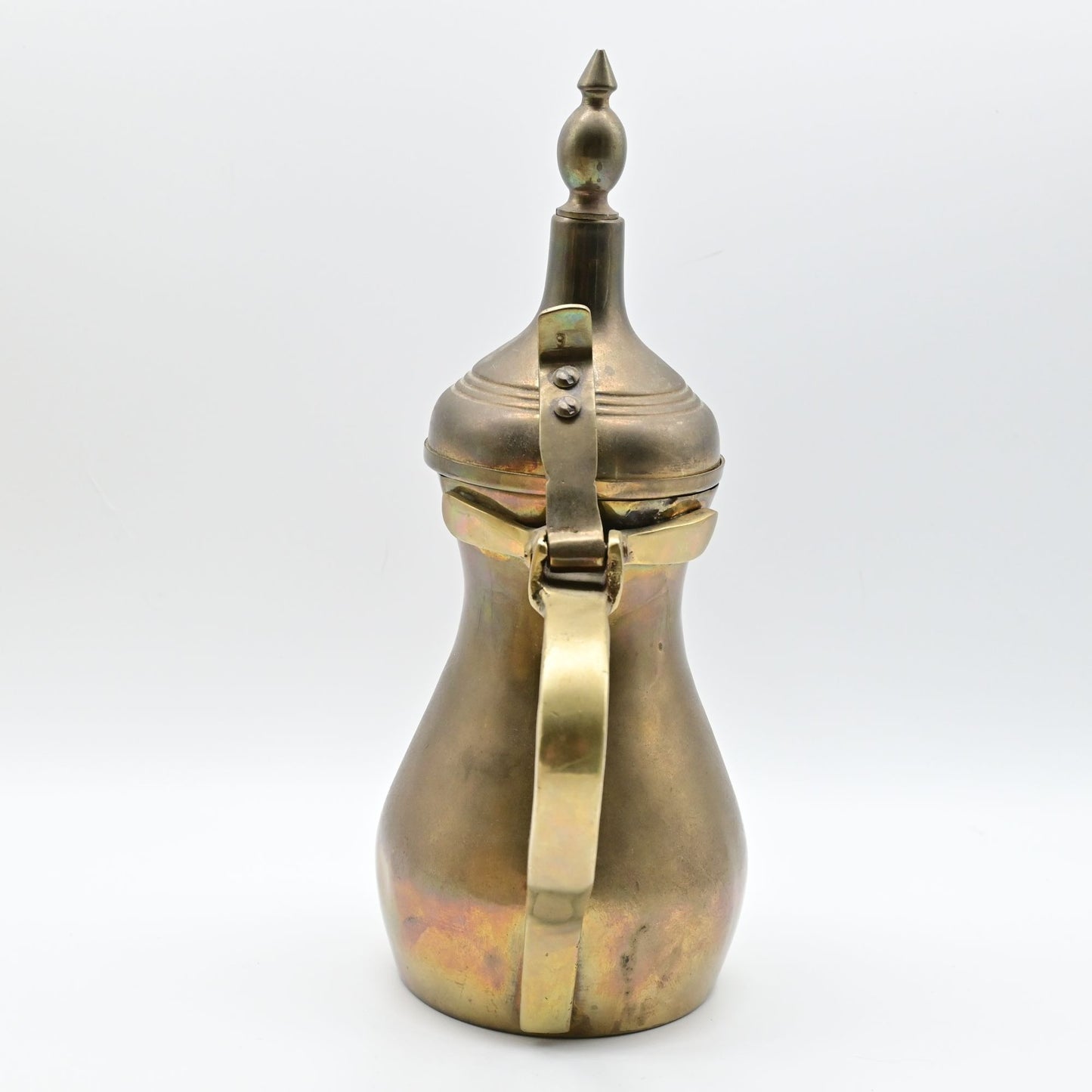 Vintage Brass Dallah Traditional Turkish or Arabic Coffee Pot