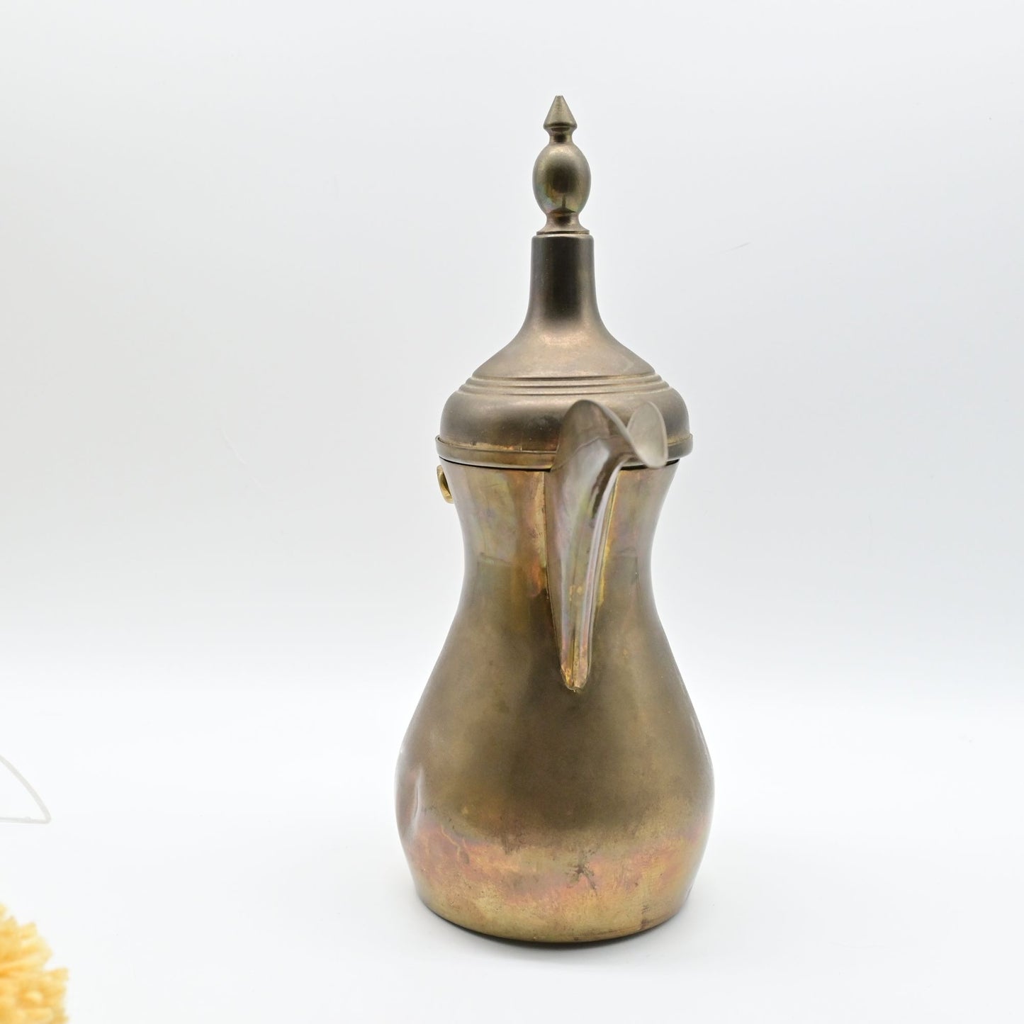 Vintage Brass Dallah Traditional Turkish or Arabic Coffee Pot