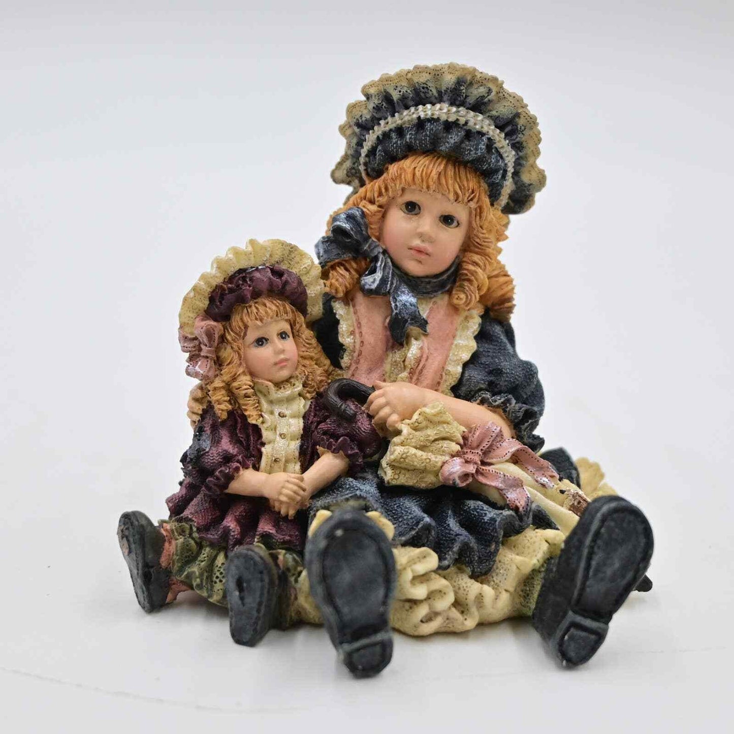 Boyds Bears Dollstone Collection Victoria With Samantha - Vintage 1995