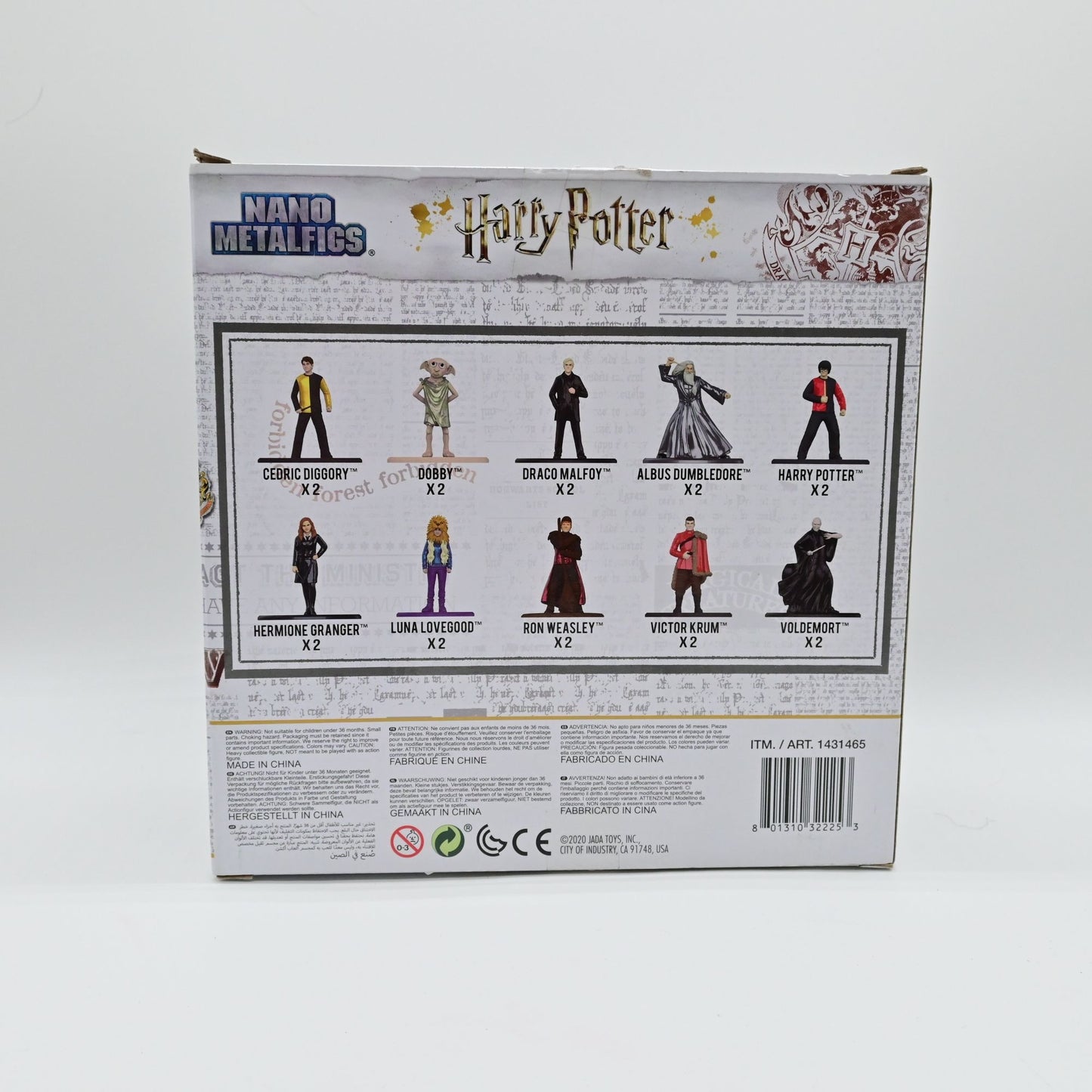 Jada Nano Metalfigs Harry Potter Mystery Figure Complete Box Of 20