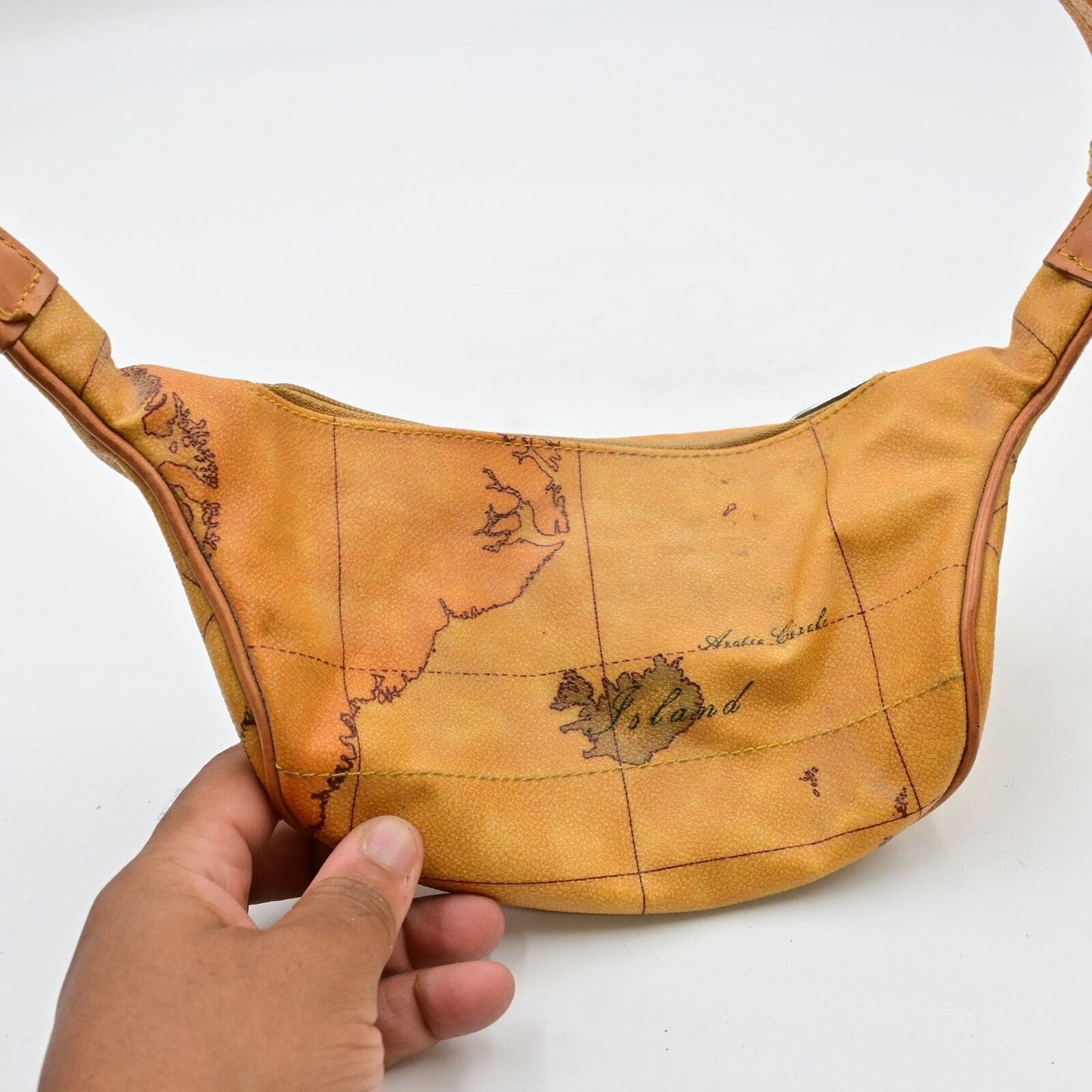 Alviro Martini Fanny/Waistband World Map Zippered Bag