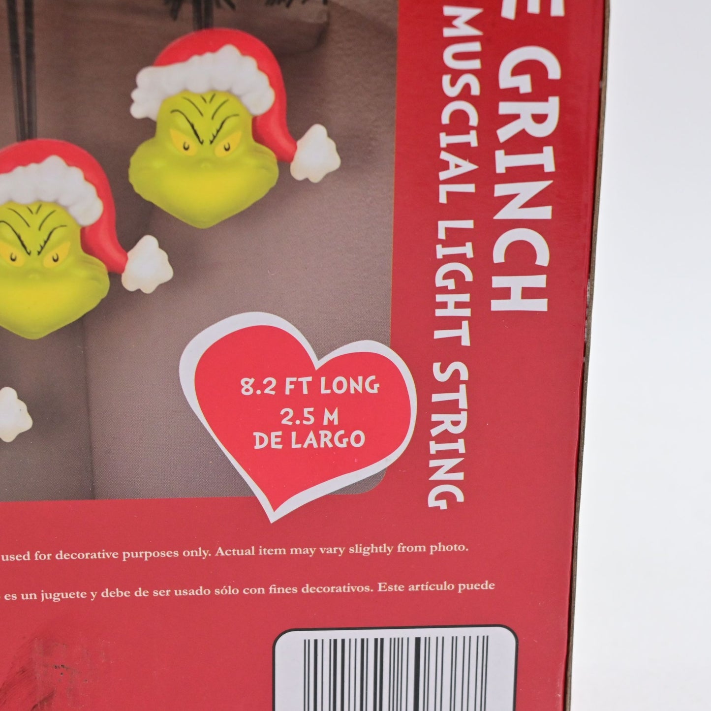 Gemmy The Grinch Projection Christmas Musical String Lights NIB
