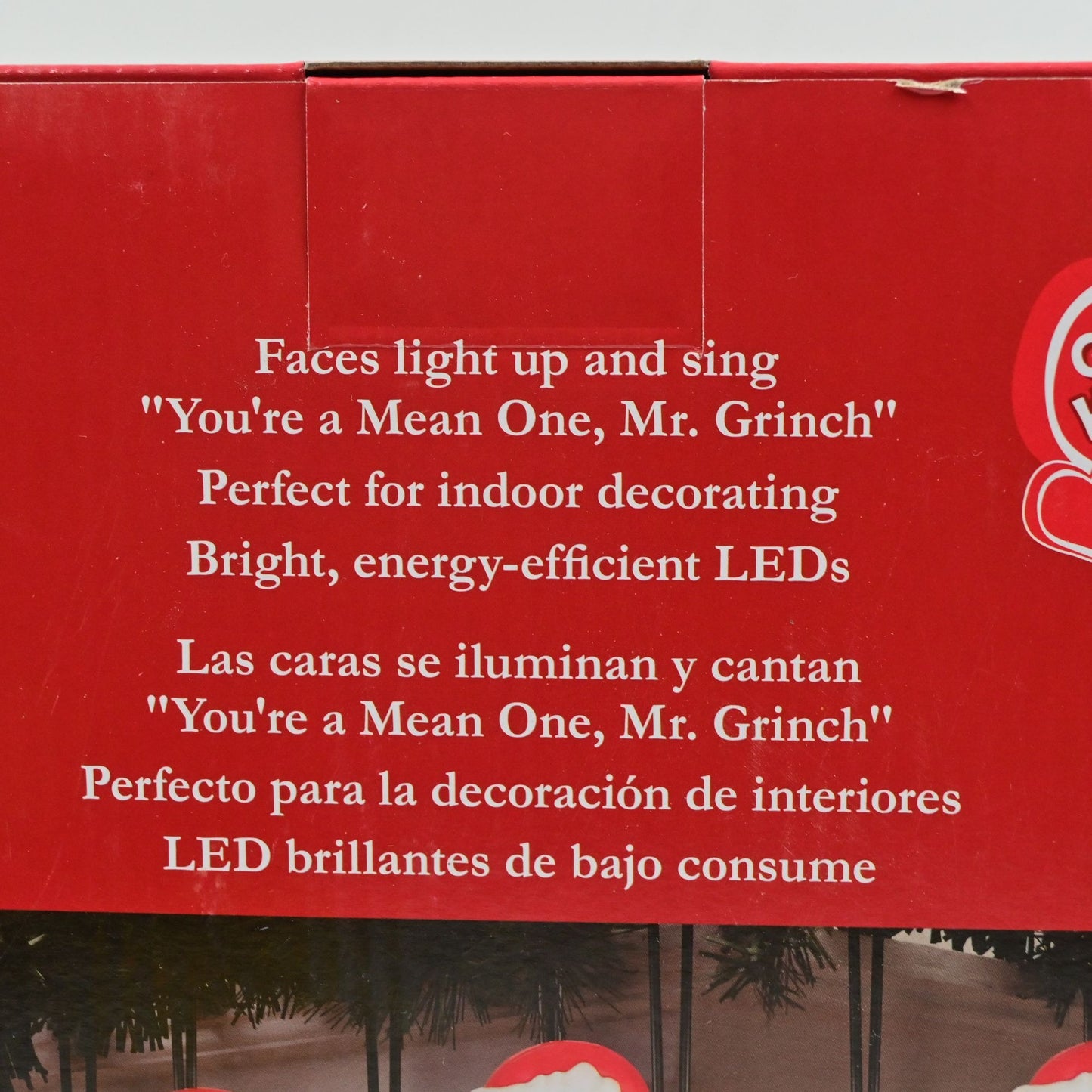 Gemmy The Grinch Projection Christmas Musical String Lights NIB