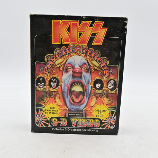 Kiss Psycho Circus 3-D VHS Box Set W/ Glasses