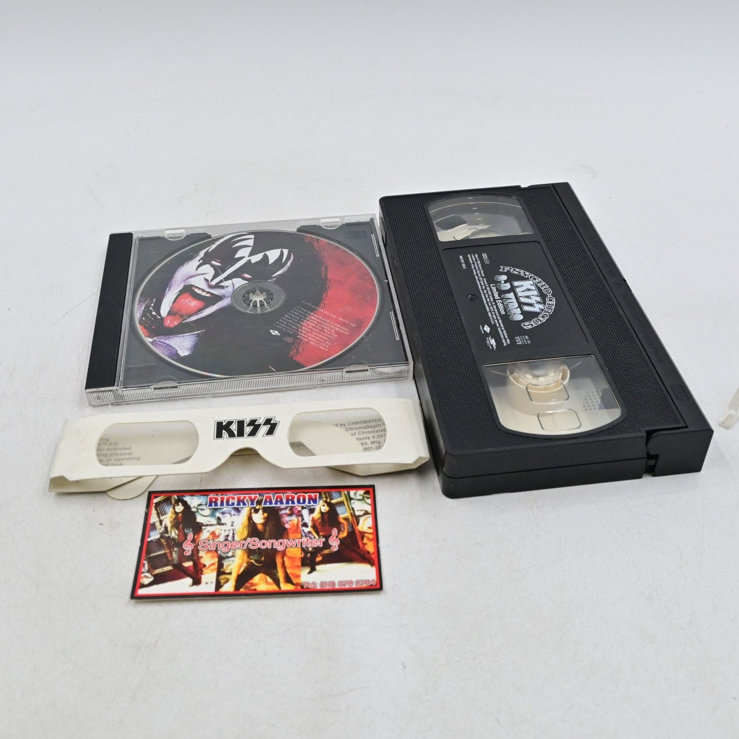 Kiss Psycho Circus 3-D VHS Box Set W/ Glasses