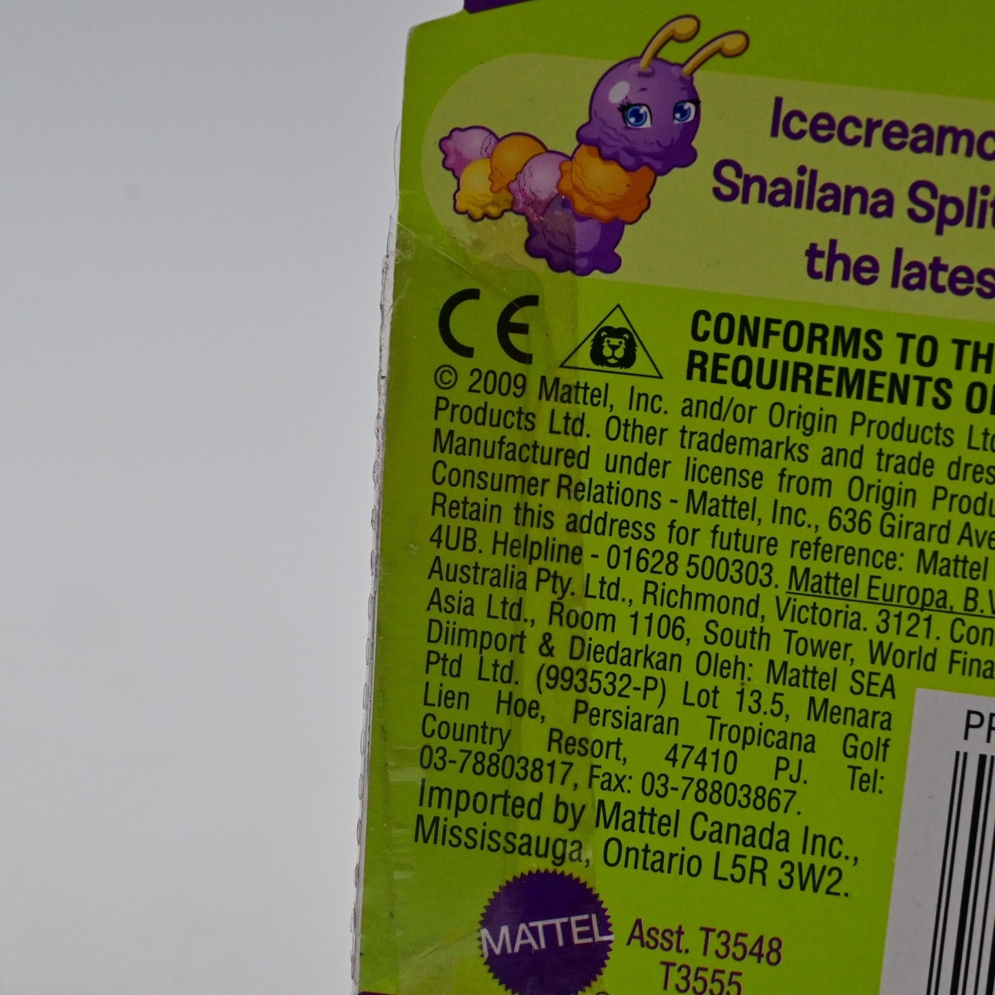 Polly Pocket Snailana Split And Icecreamcapillar