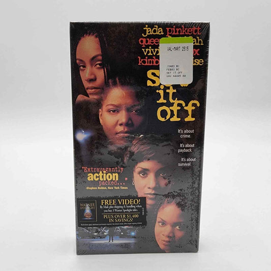 Set It Off (VHS, 1997) Sealed Brand New - Queen Latifah Jada Pinkett