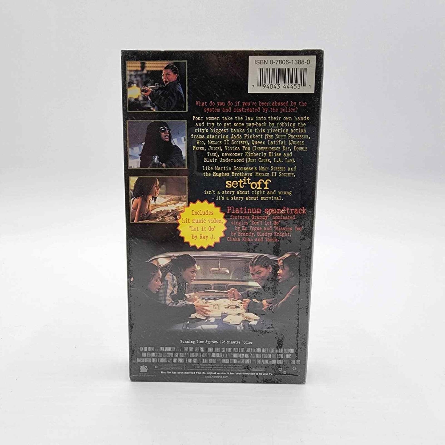 Set It Off (VHS, 1997) Sealed Brand New - Queen Latifah Jada Pinkett