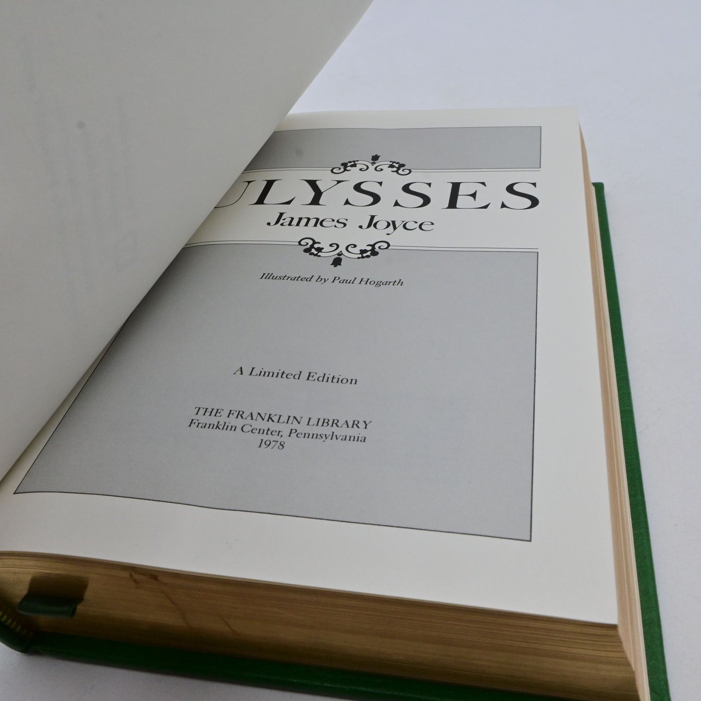 Vintage Ulysses By James Joyce The Franklin Library