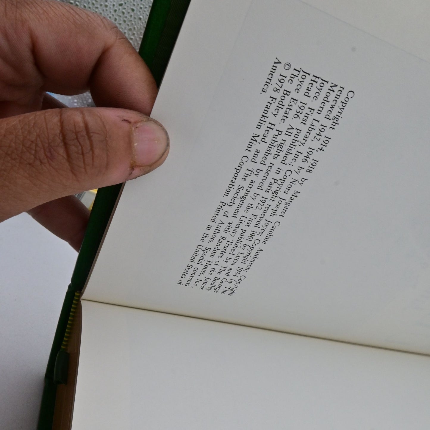 Vintage Ulysses By James Joyce The Franklin Library