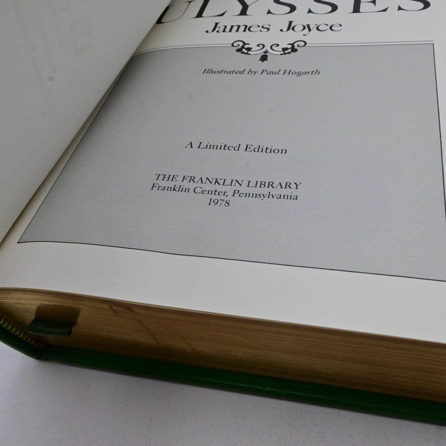 Vintage Ulysses By James Joyce The Franklin Library
