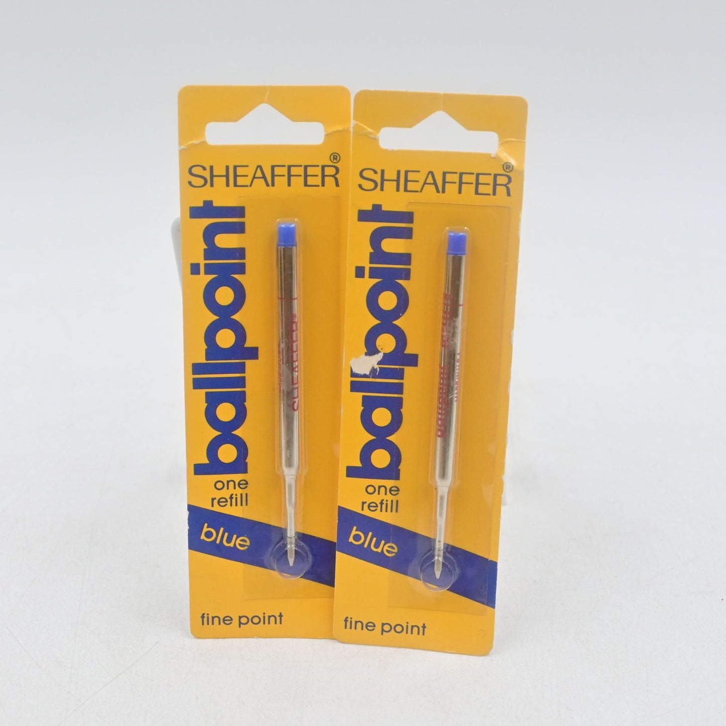 Sheaffer Ballpoint Pen Refill Blue Fine Point Ink Vintage Bundle Of 2