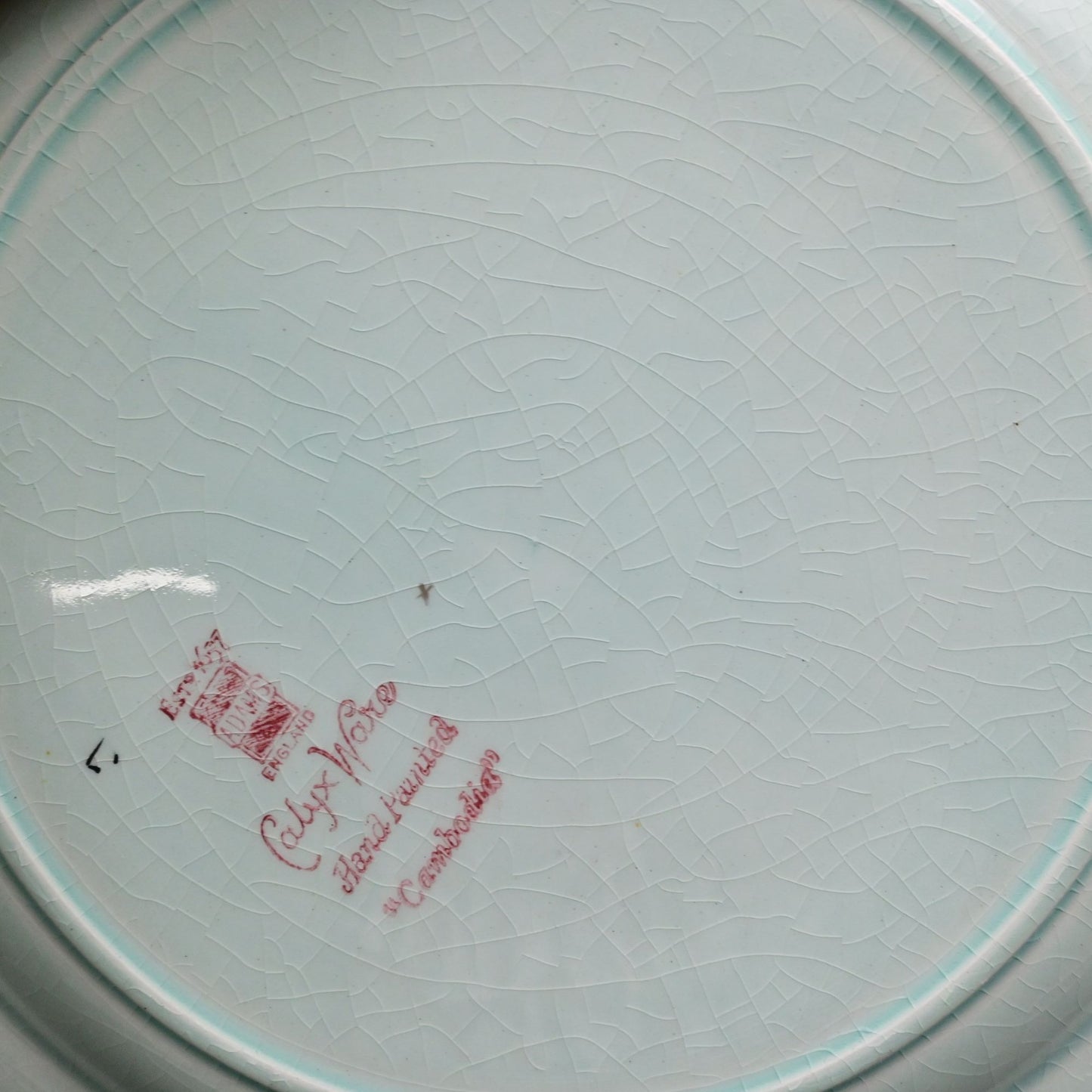 Adams & Sons England Calyx Ware Cambodia Dinner Plate Set Of 4