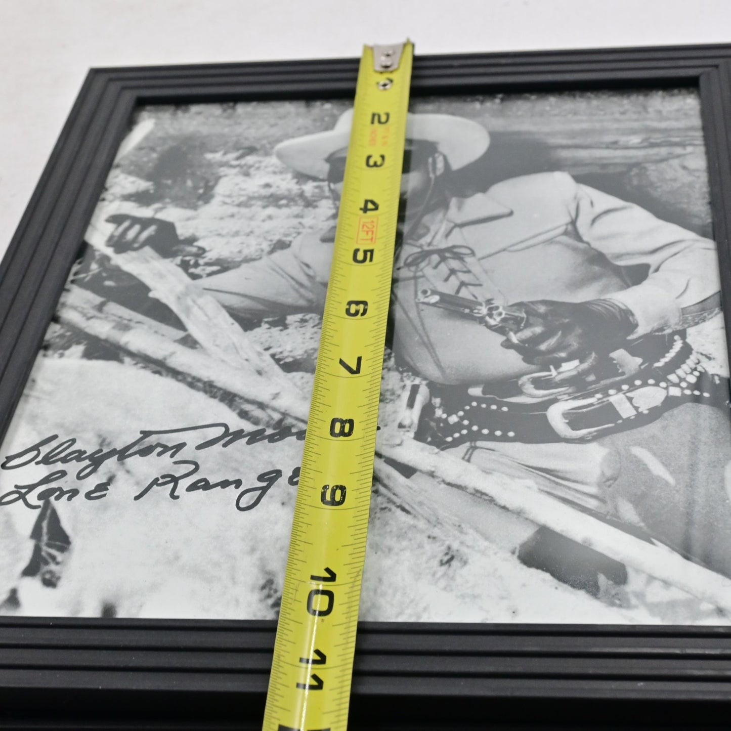 The Lone Ranger Clayton More Signed Reprint Framed 8x10 Bundle Of 2
