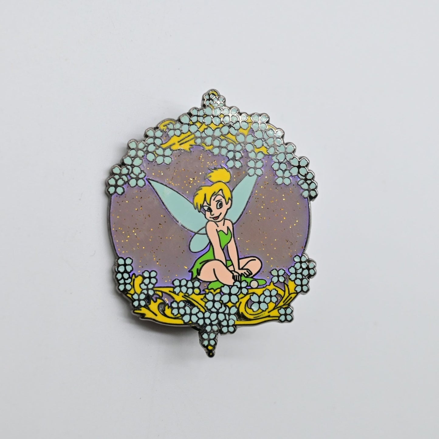 Disney Peter Pan Tinker Bell Floral Frame Fantasy Pin LE 250