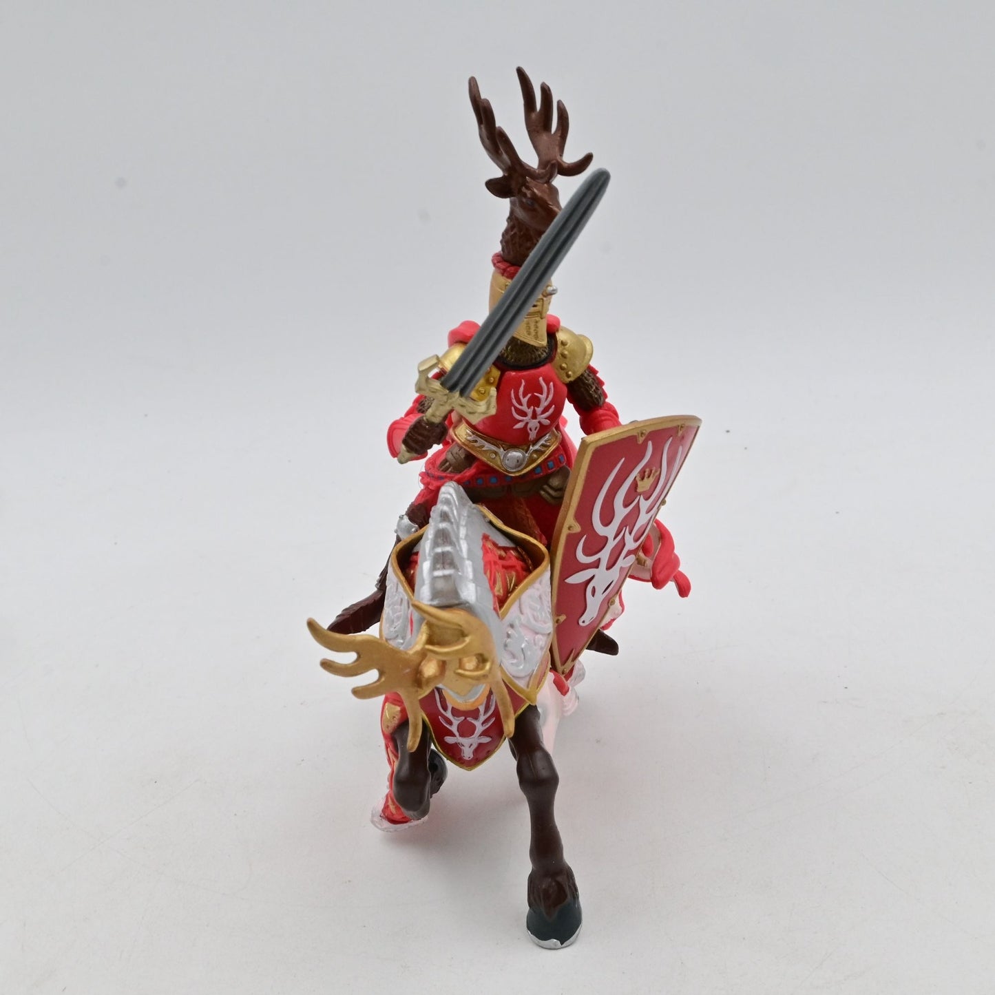 Papo Weapon Master Stag Horse With Rider Medieval Action Figure