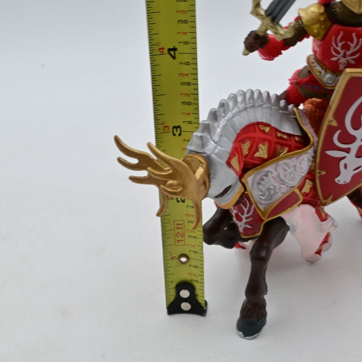 Papo Weapon Master Stag Horse With Rider Medieval Action Figure