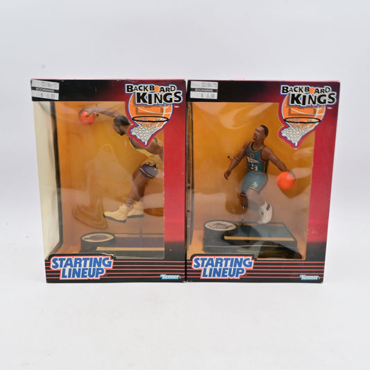 Starting Lineup Backboard Kings Figures Grant Hill & Karl Malone NBA