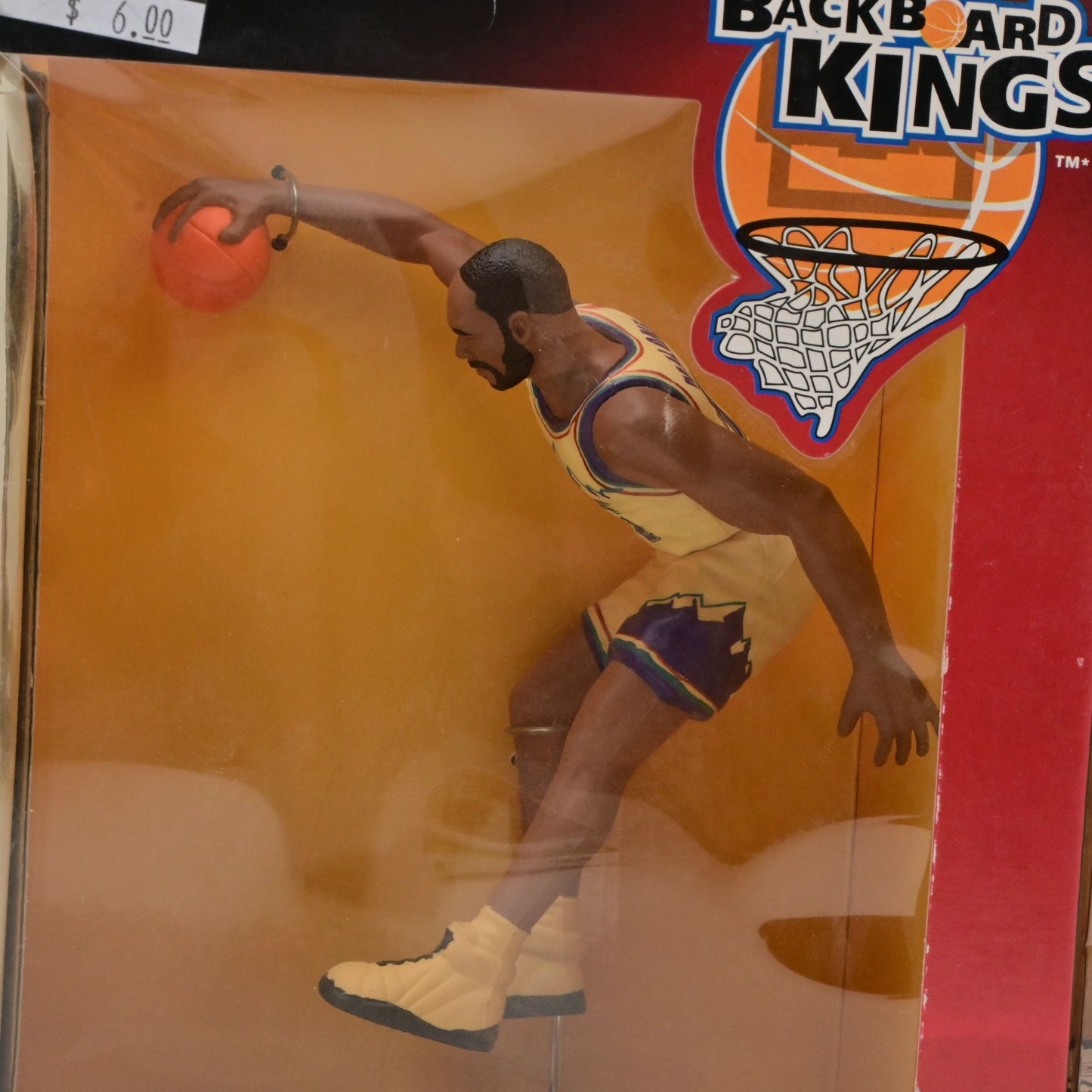 Starting Lineup Backboard Kings Figures Grant Hill & Karl Malone NBA