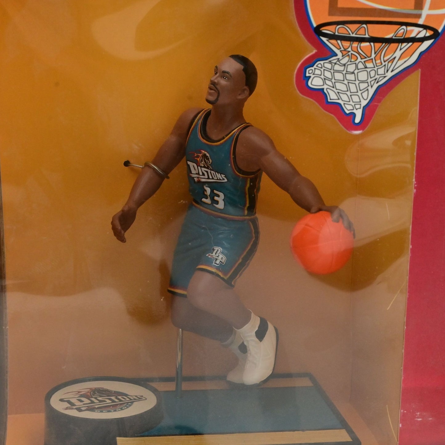 Starting Lineup Backboard Kings Figures Grant Hill & Karl Malone NBA