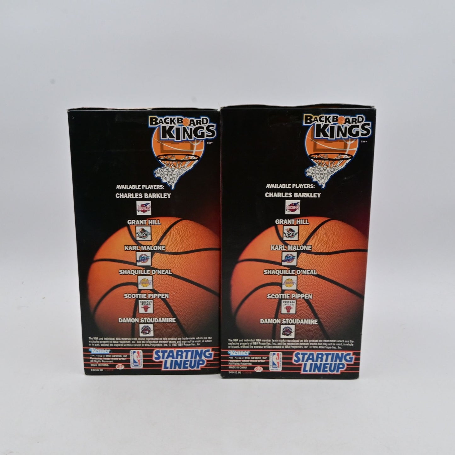 Starting Lineup Backboard Kings Figures Grant Hill & Karl Malone NBA