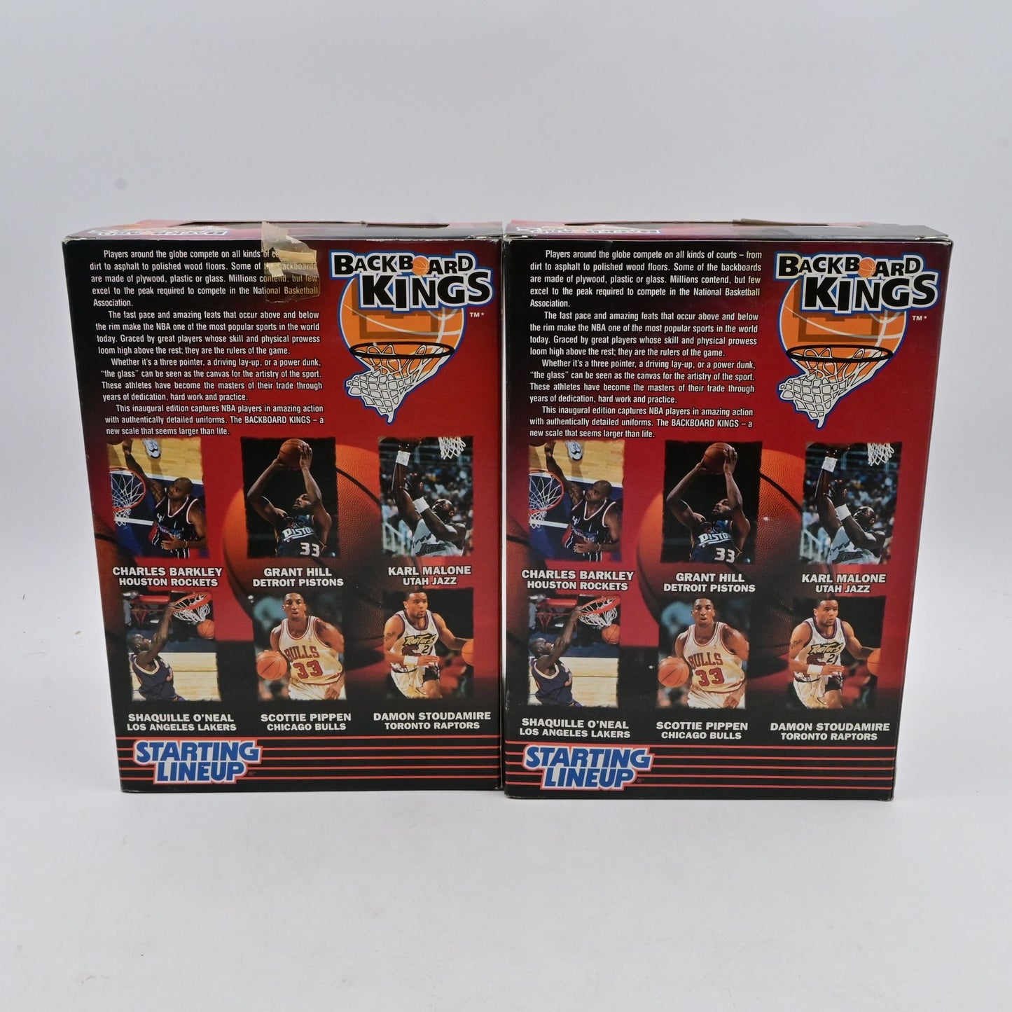Starting Lineup Backboard Kings Figures Grant Hill & Karl Malone NBA