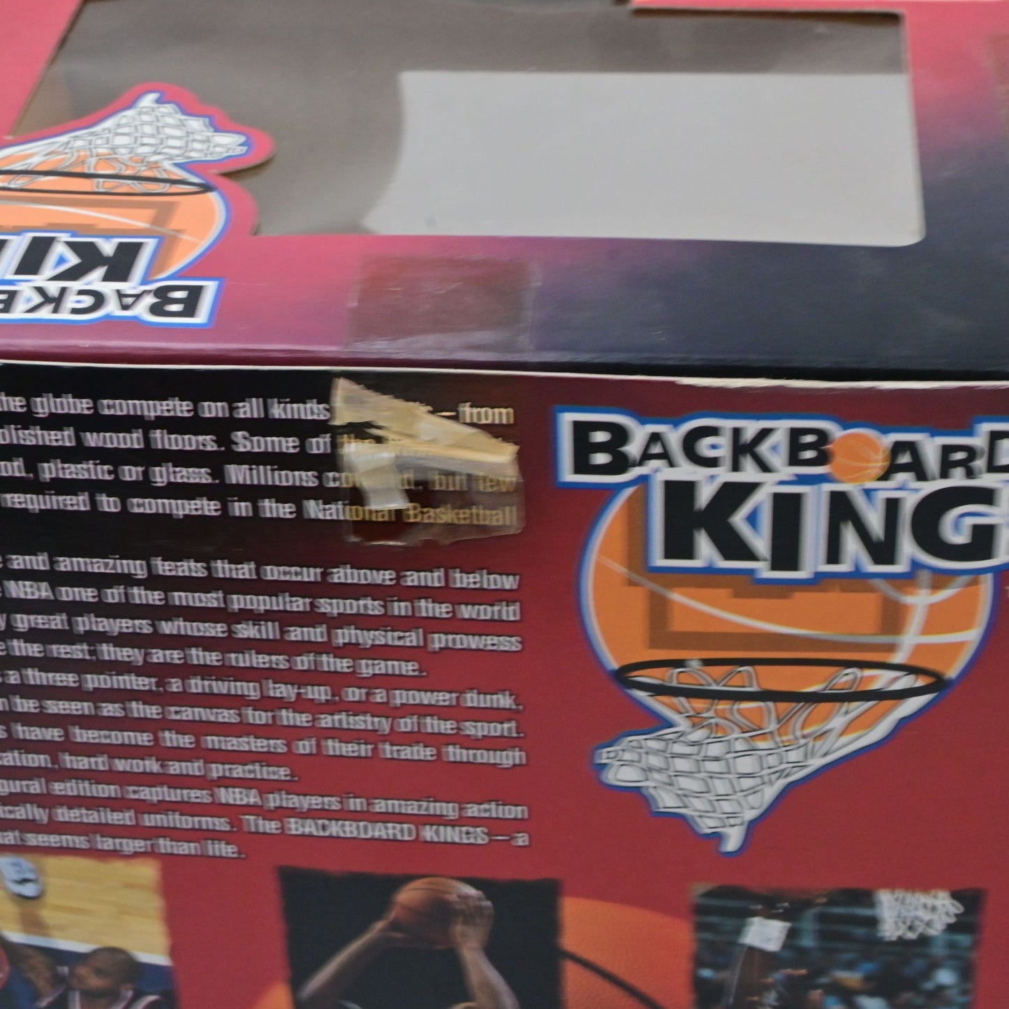 Starting Lineup Backboard Kings Figures Grant Hill & Karl Malone NBA