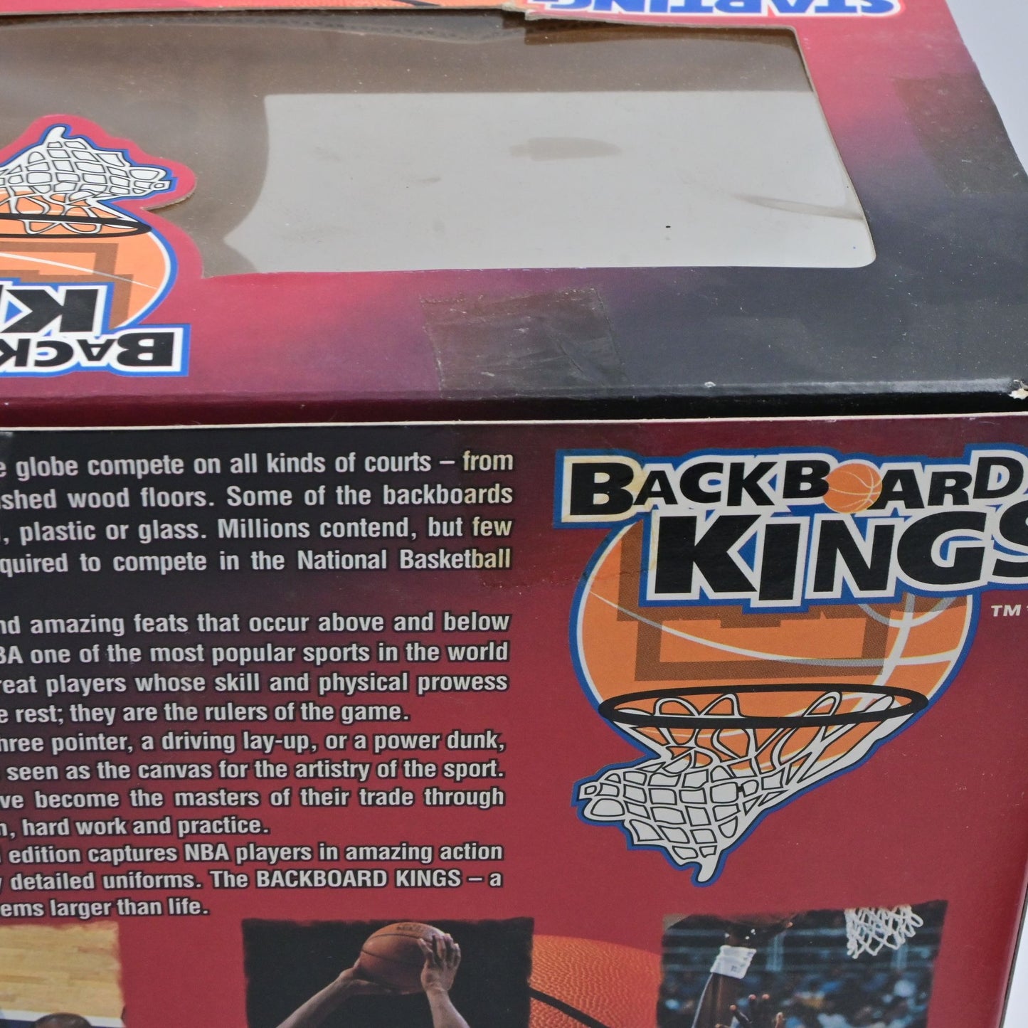 Starting Lineup Backboard Kings Figures Grant Hill & Karl Malone NBA