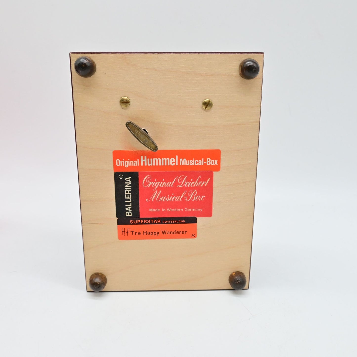 Hummel Deichert Musical Box W. Germany Superstar Playing The Happy Wanderer