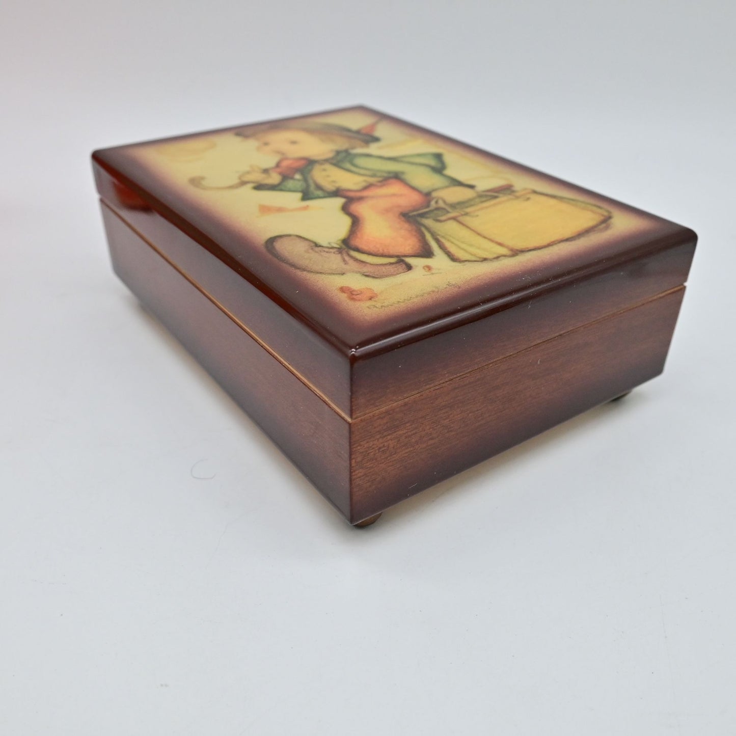 Hummel Deichert Musical Box W. Germany Superstar Playing The Happy Wanderer