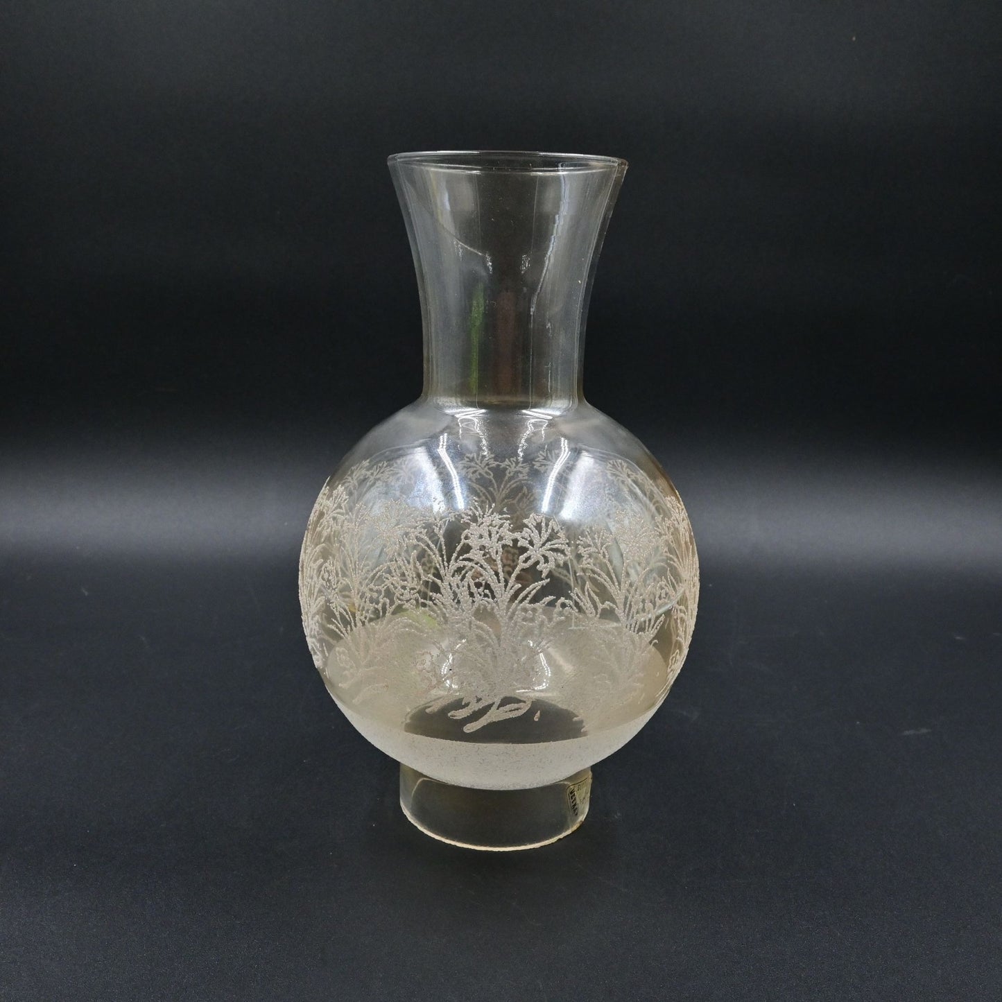 Murano Vetrarti Hurricane Lamp Shade Candle Chimney Blown Italian Glass