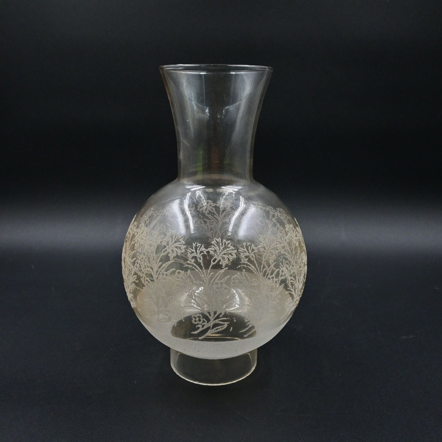 Murano Vetrarti Hurricane Lamp Shade Candle Chimney Blown Italian Glass