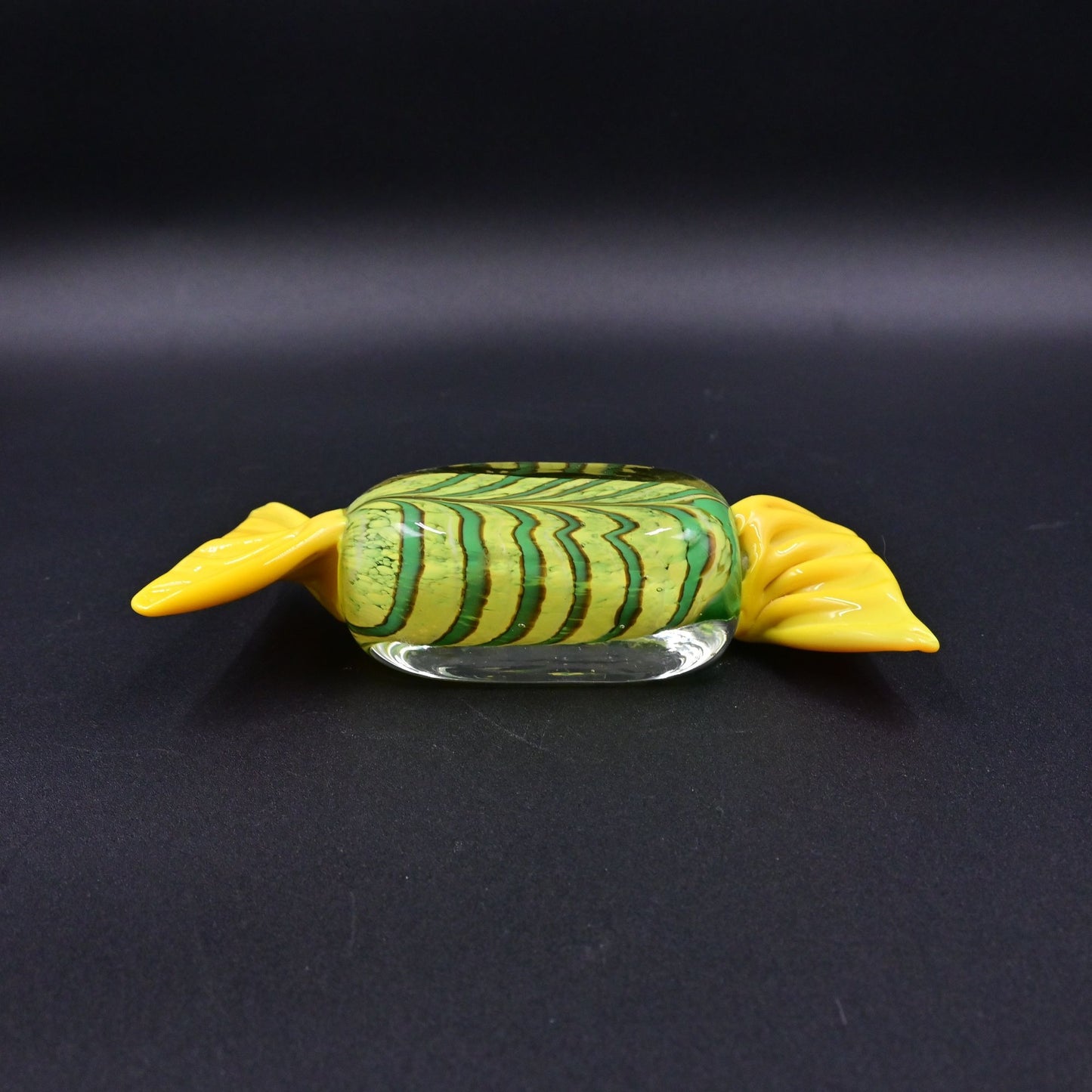 Murano Glass Sweet Yellow Glass Candy Vintage Figure Paperweight