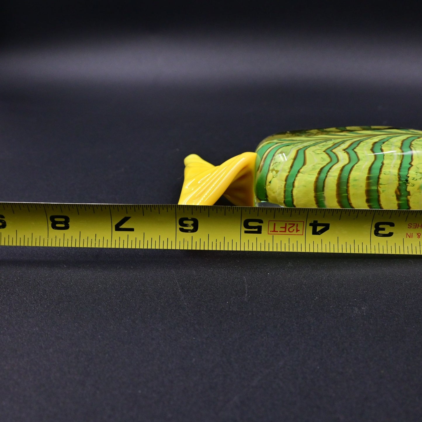 Murano Glass Sweet Yellow Glass Candy Vintage Figure Paperweight