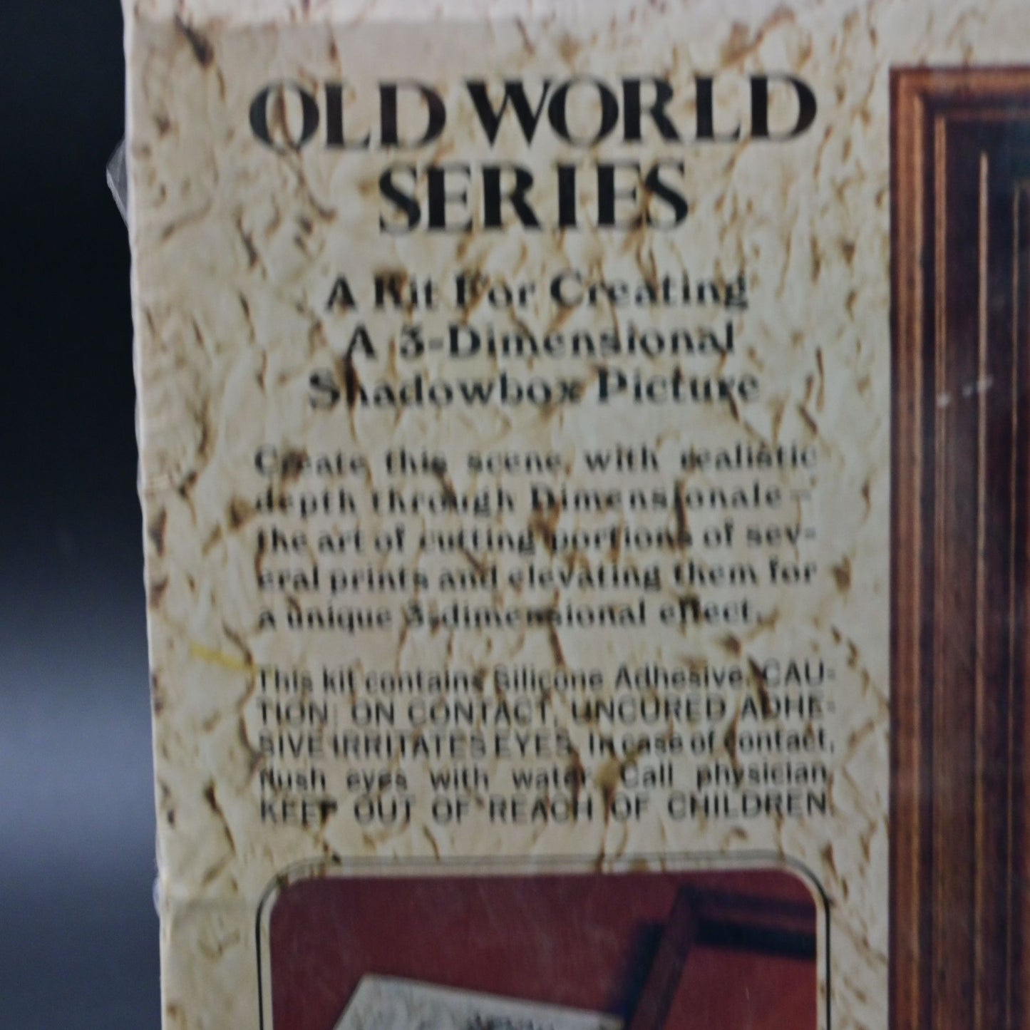 Old World Series Dimensionale Kit 12946 Book Store 3D NIB