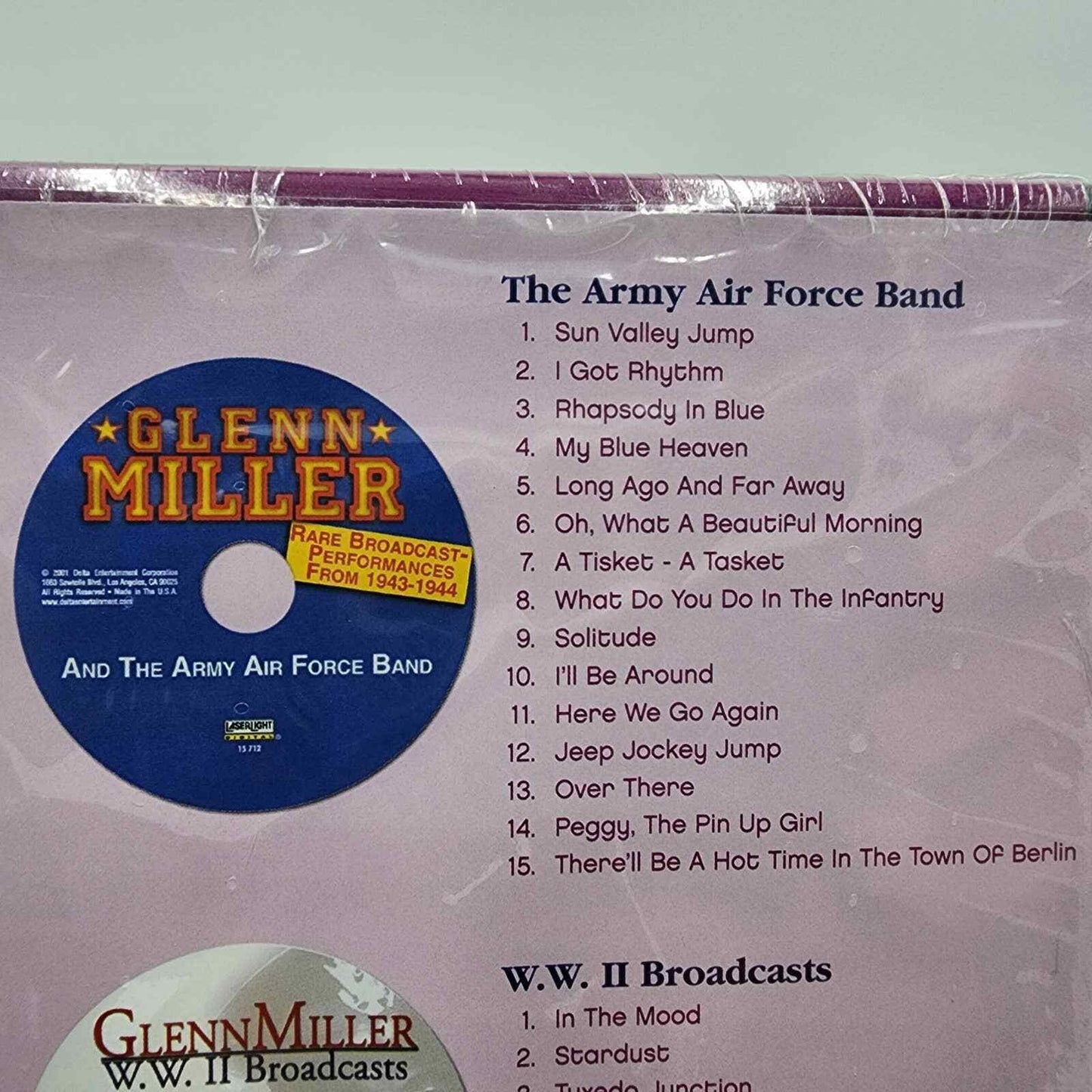 Jazz Lounge Moonlight Serenade Sounds Of Glenn Miller 4 Disc CD Set