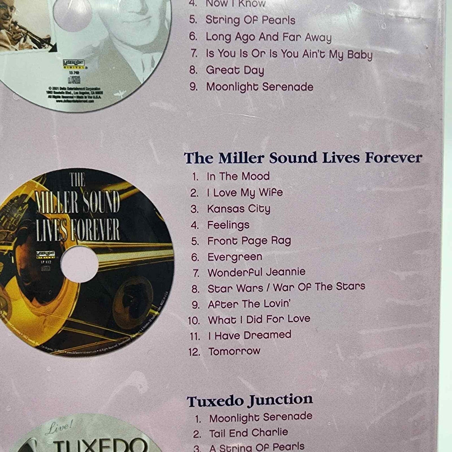Jazz Lounge Moonlight Serenade Sounds Of Glenn Miller 4 Disc CD Set