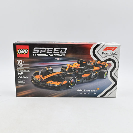 Lego Speed Champions McLaren F1 Team MCL38 Race Car Toy Build Set 77251
