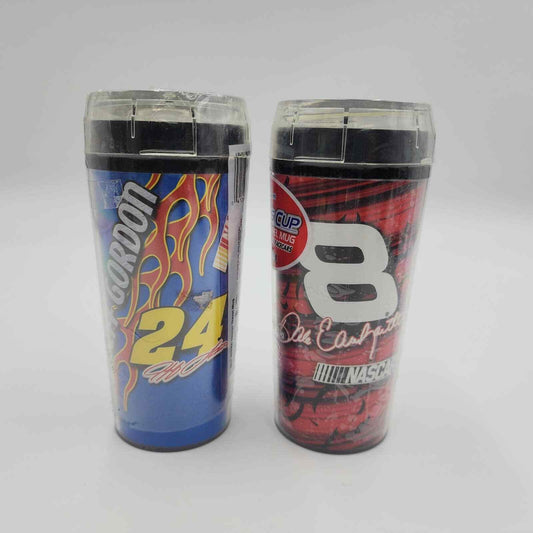 Nascar Travel Mug Jeff Gordon And Dale Earnhardt Jr Vintage 2002