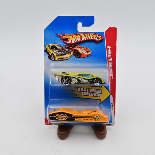 Hot Wheels A-Maze N Speedway 2-Pack Side Draft & Ground FX Die-Cast Cars