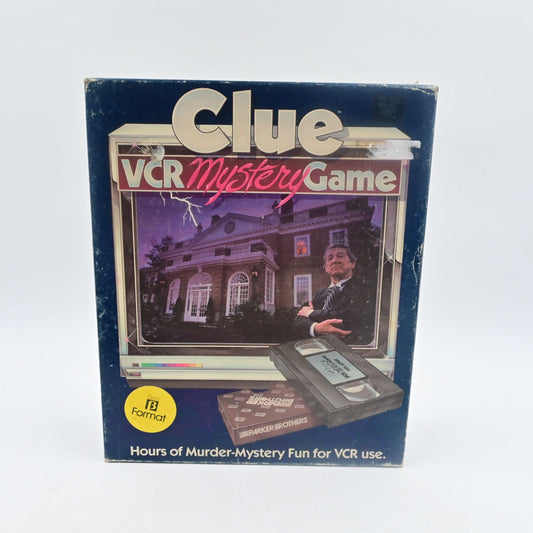 Clue VCR Mystery Game Vintage 1985