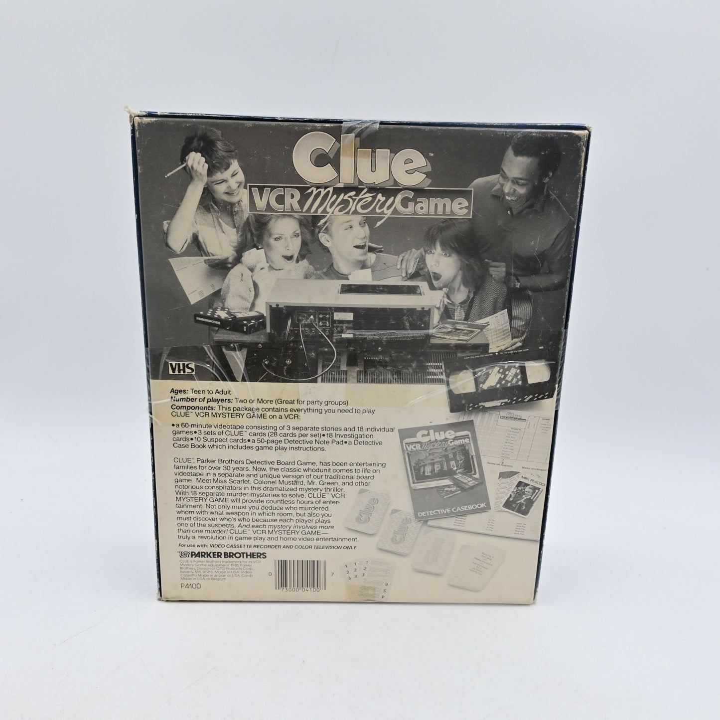 Clue VCR Mystery Game Vintage 1985