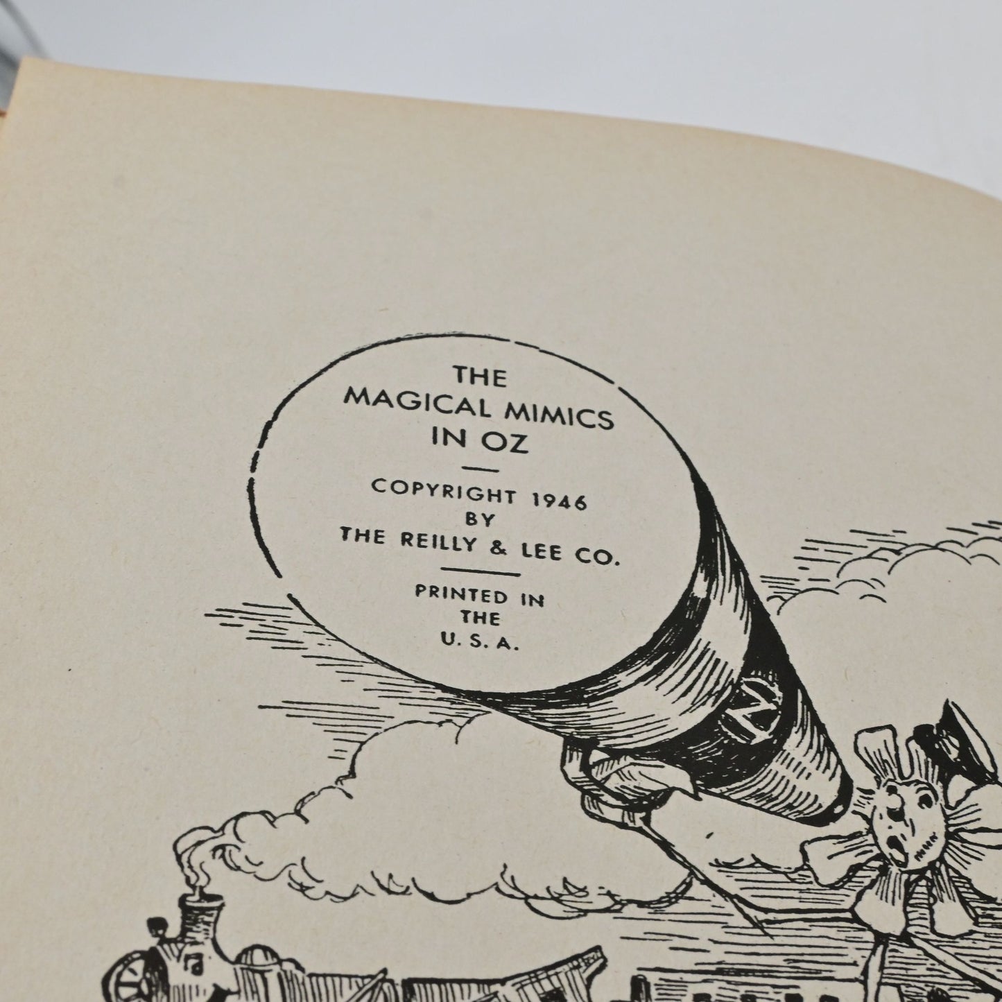 Vintage Magical Mimics In Oz By Jack Snow Hardcover