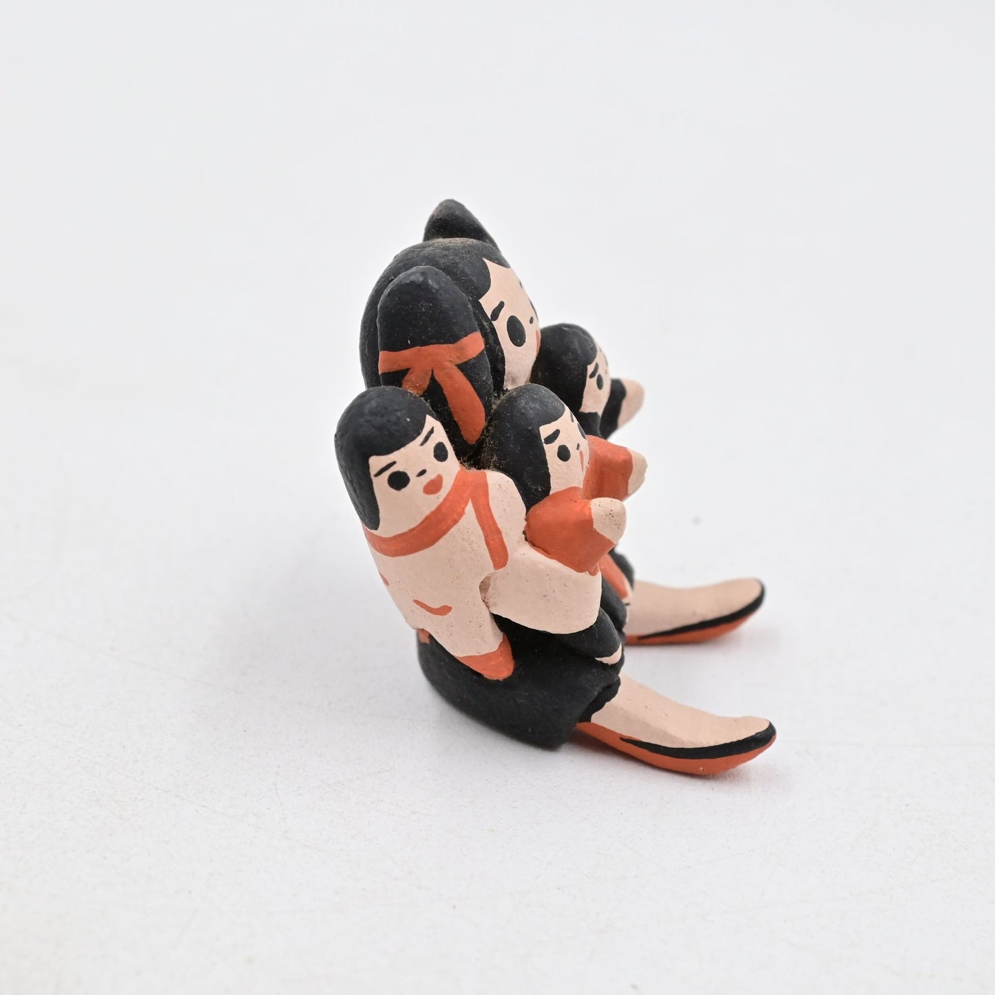 Native American Cochiti Pueblo Indian Mini Storyteller 2” Signed Vintage