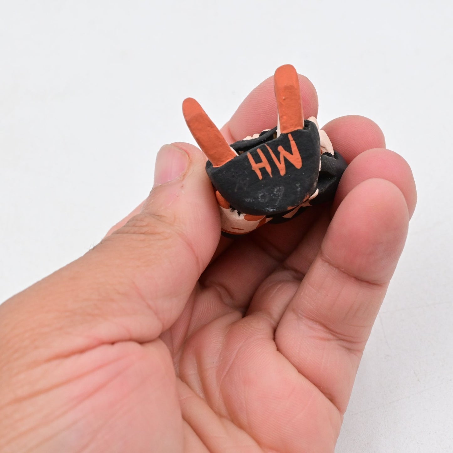 Native American Cochiti Pueblo Indian Mini Storyteller 2” Signed Vintage